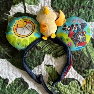 NWOT Disney World Mickey & Minnie Runaway Railway Mouse Ears! Rare & retired!